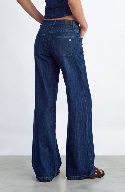 Pantalón Tencel Denim Indigo
