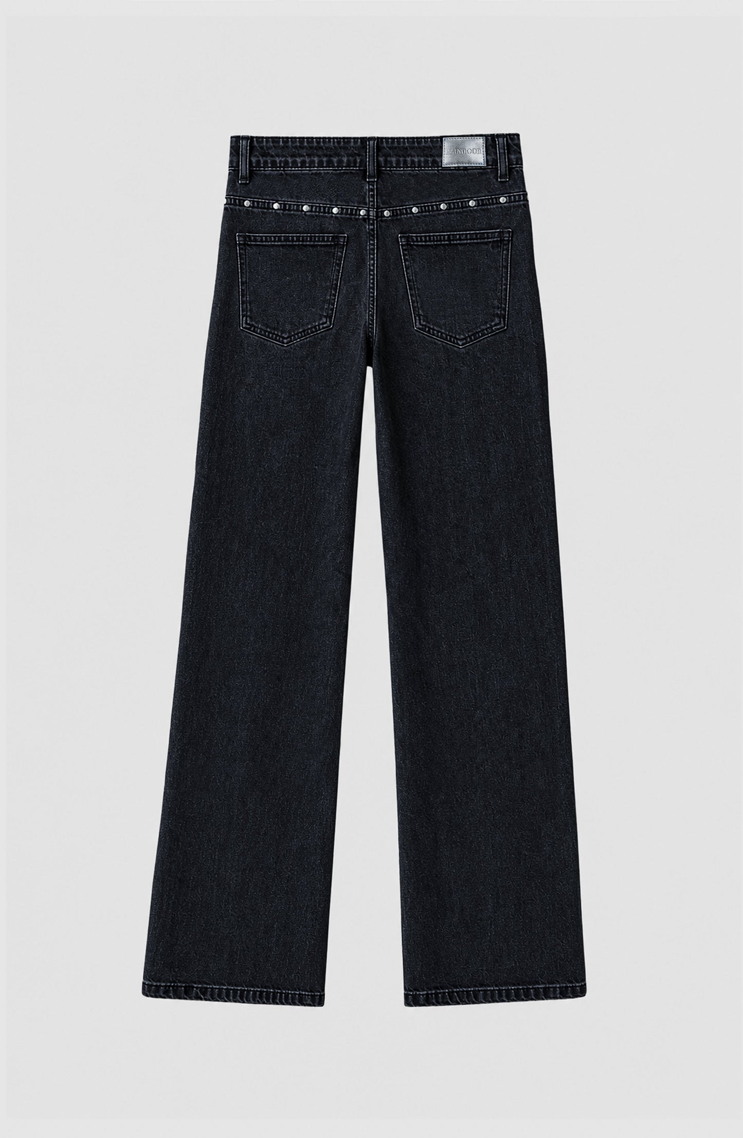 Pantalón Cortes Tachas Estrellas Grey