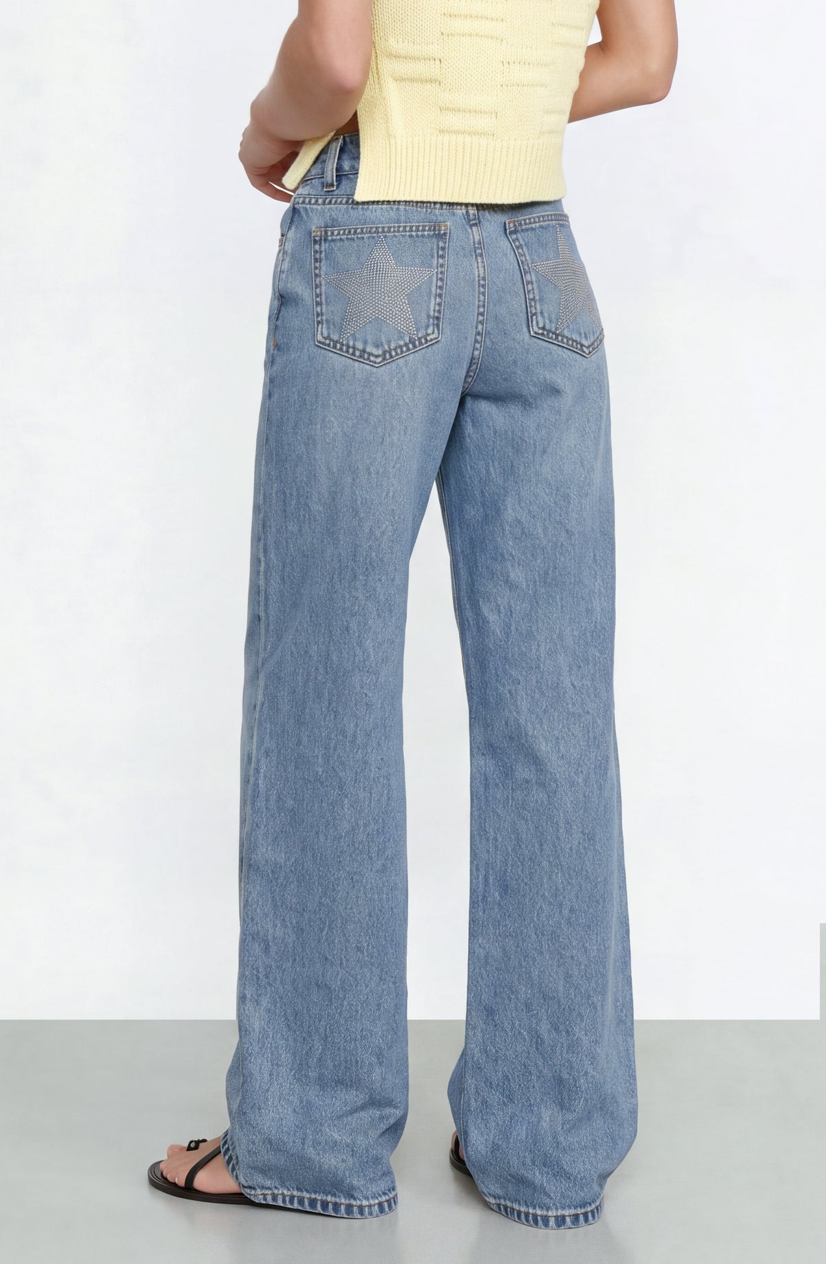 Pantalón Estrella Strass Blue