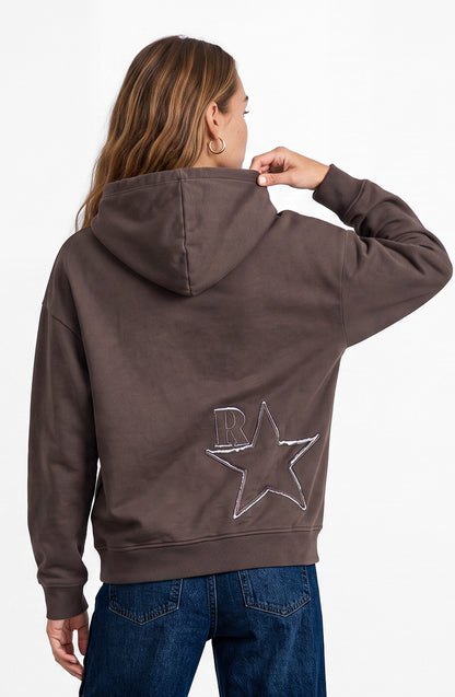 Polerón Hoodie Estrella Brown