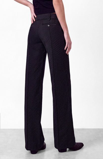 Pantalón Sastrero Rayas Black