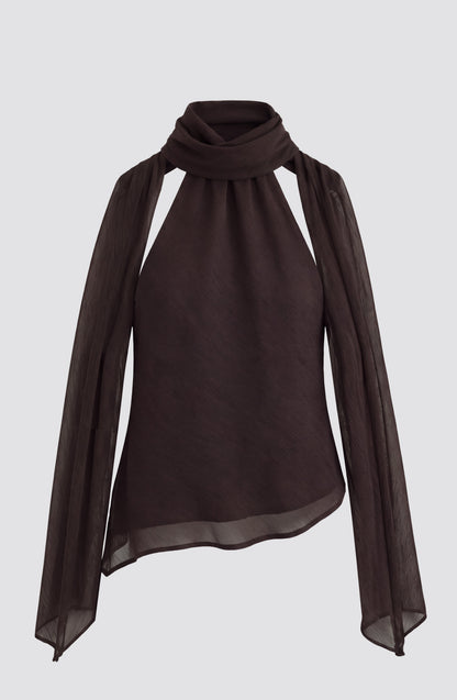 Blusa Asimétrica Brown