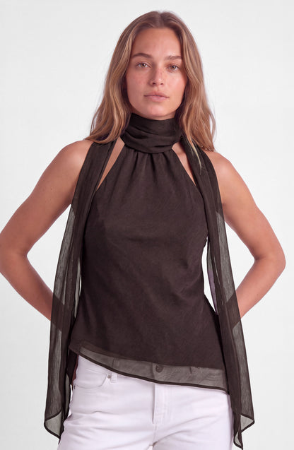 Blusa Asimétrica Brown