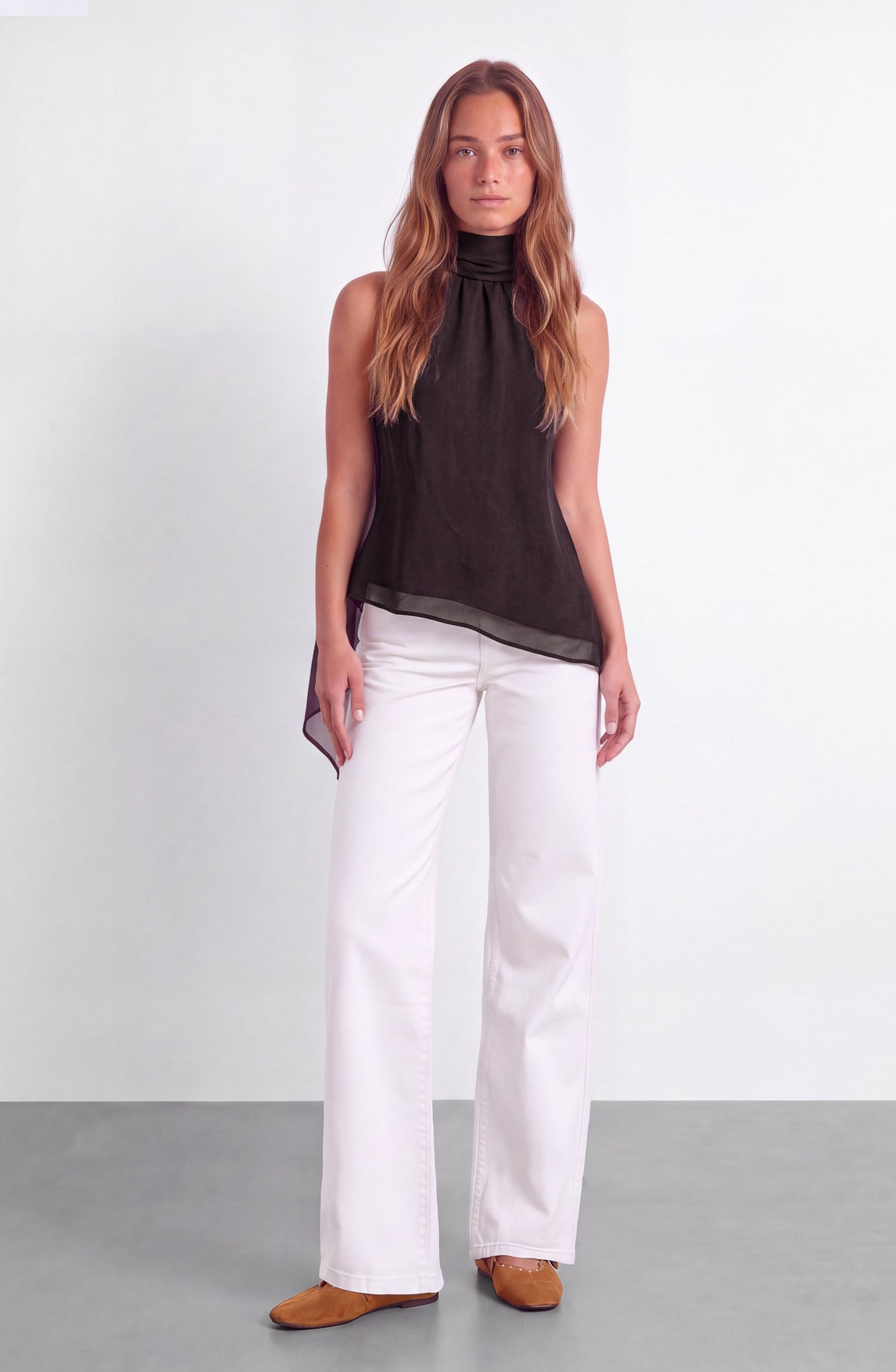 Blusa Asimétrica Brown