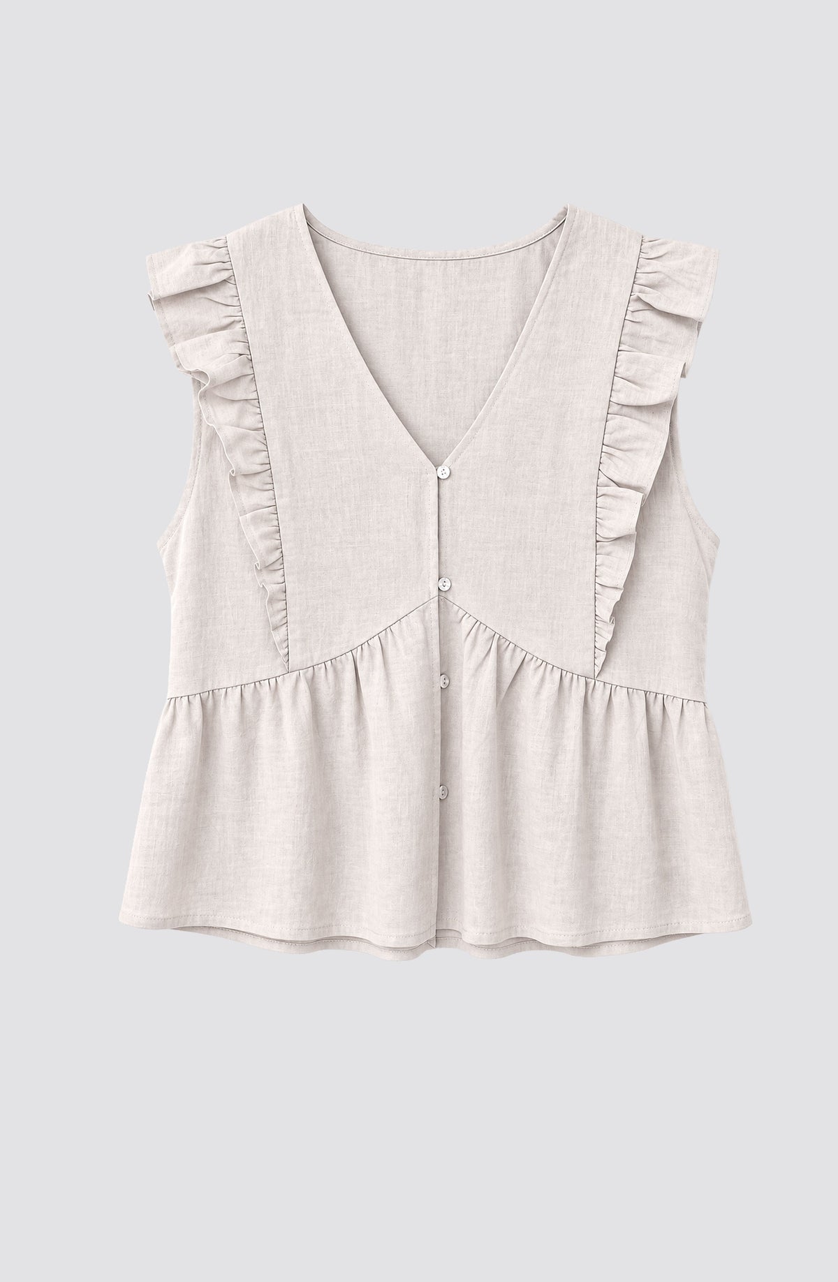 Blusa Vuelos Ecru