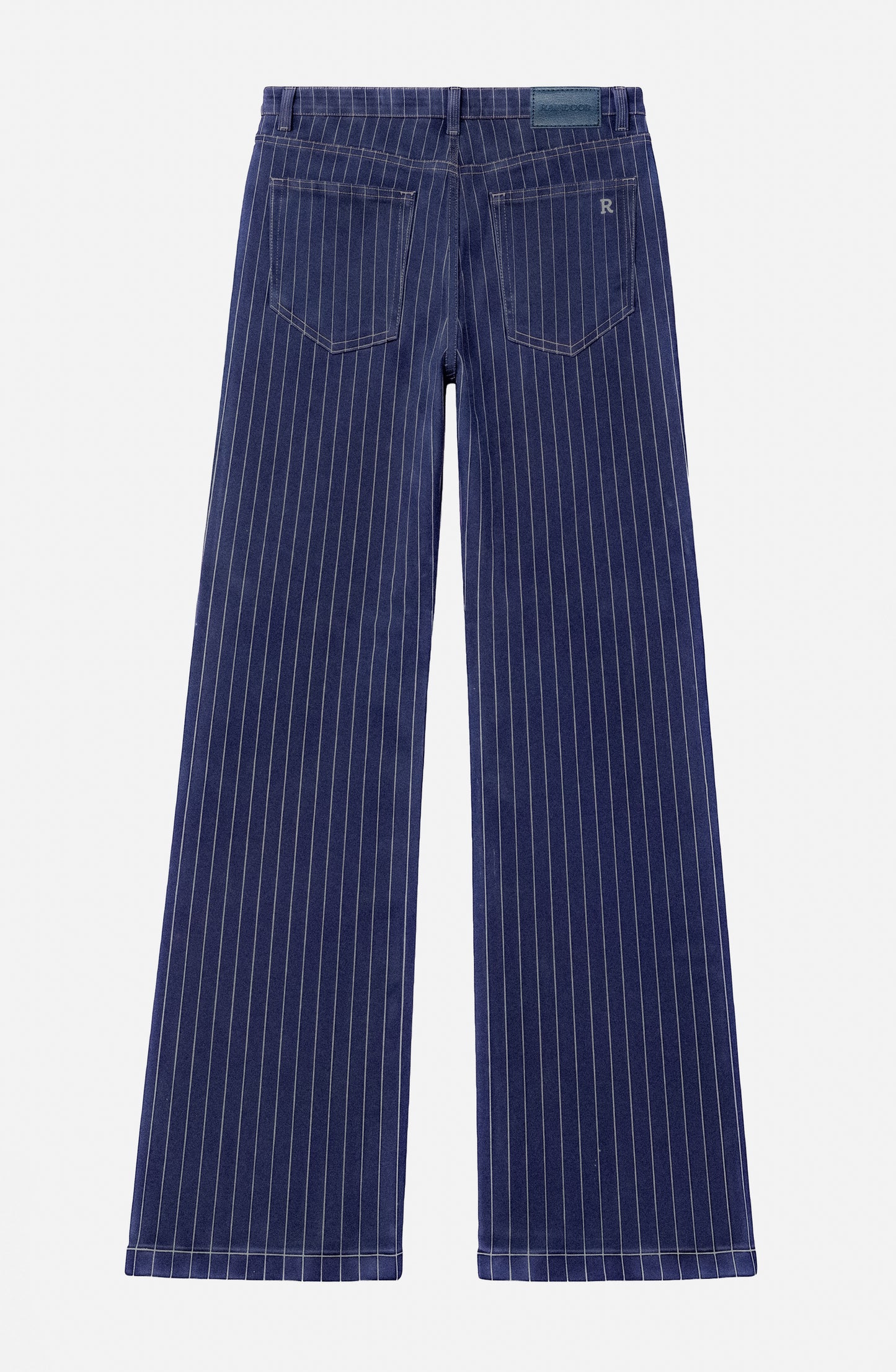 Pantalón Denim Rayado Indigo