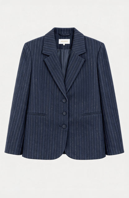 Blazer Lurex Blue
