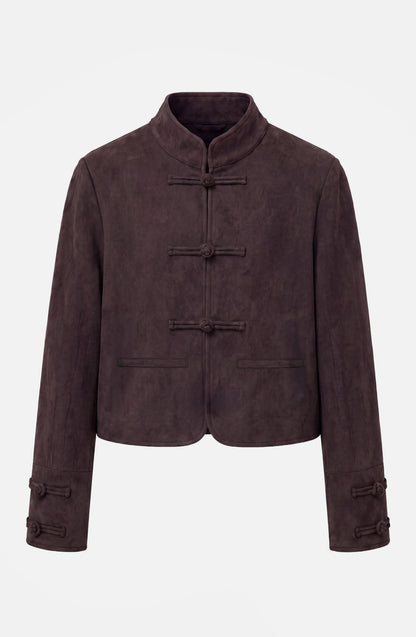 Chaqueta Suede Japo Brown