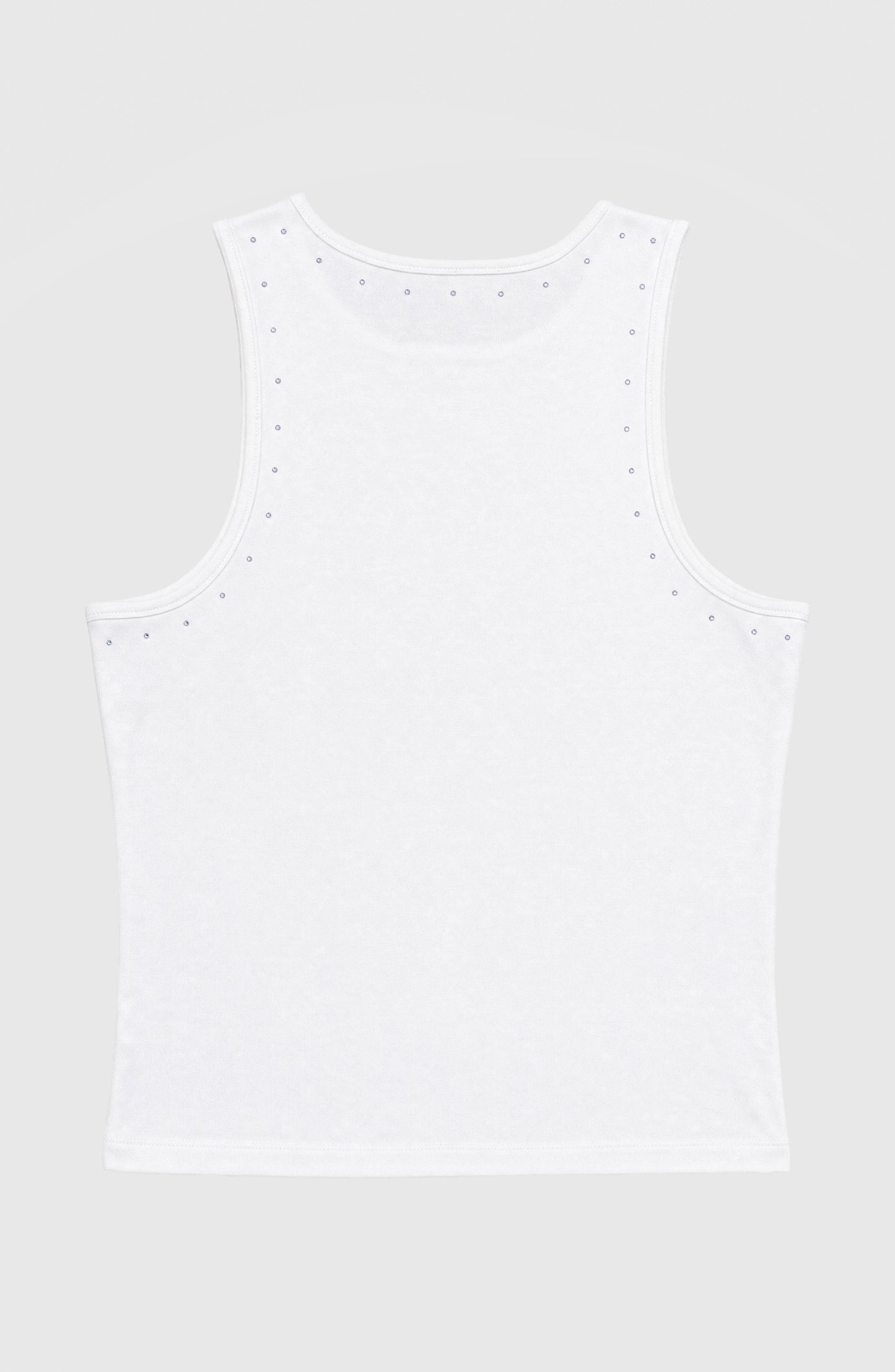 Polera Tank Tachas White