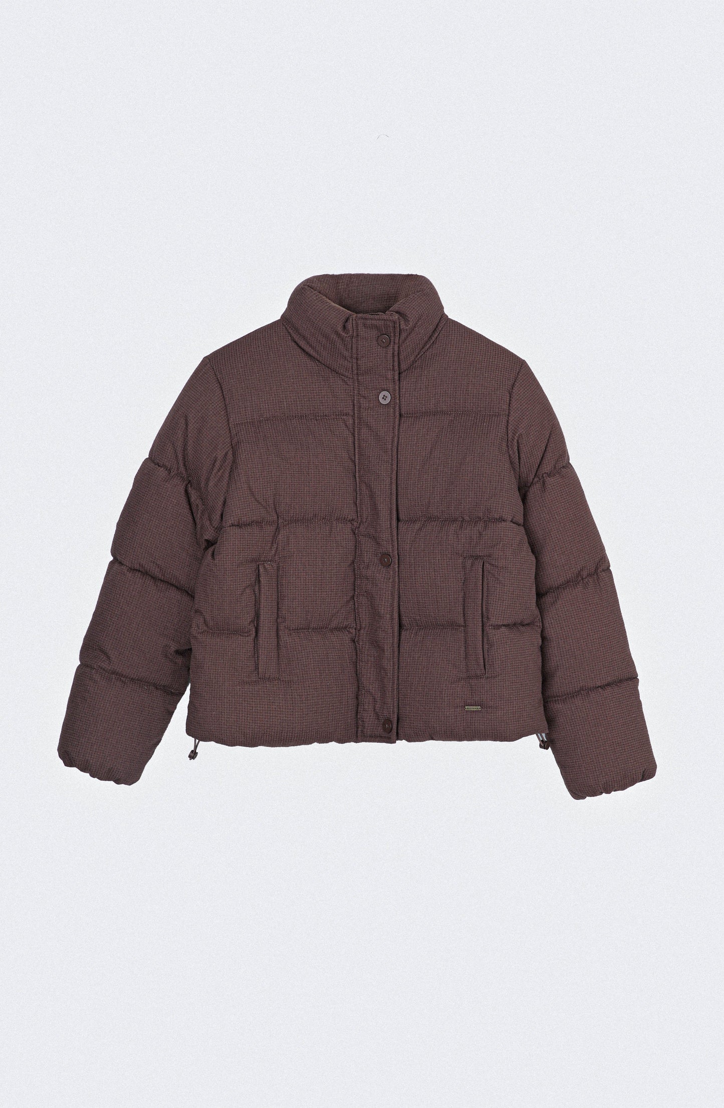 Puffa Tejida Print Brown