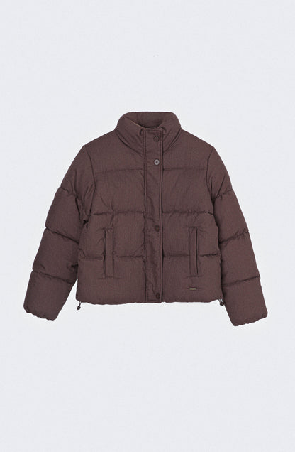 Puffa Tejida Print Brown