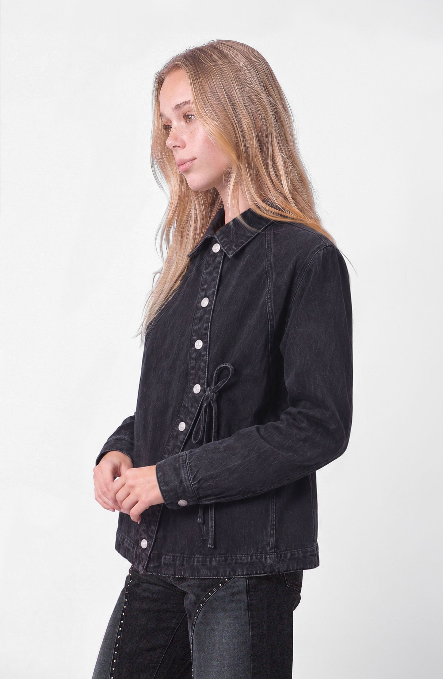 Chaqueta Denim Cinta