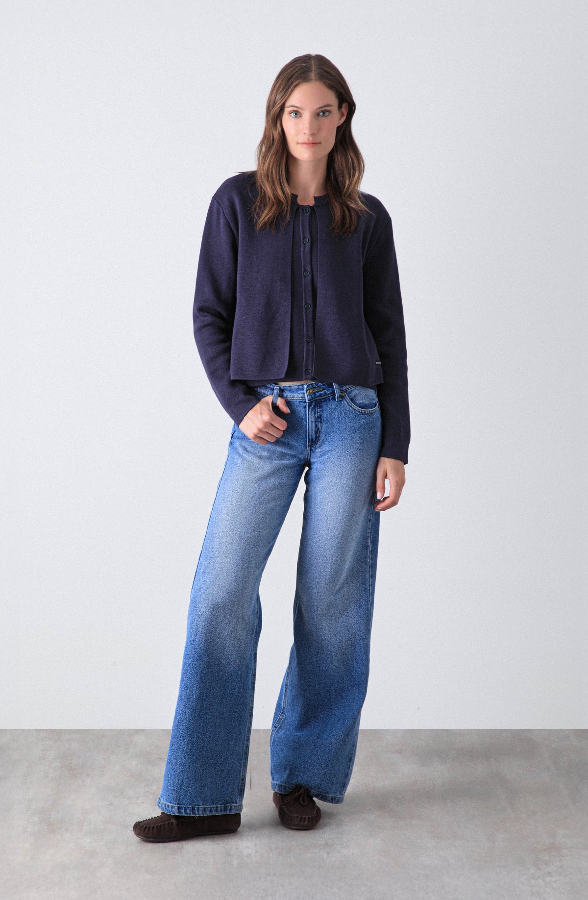 Cardigan Capa Navy