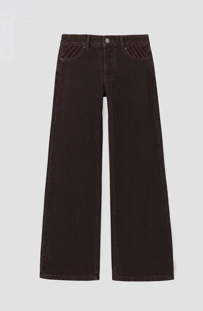 Pantalón Plisado Brown