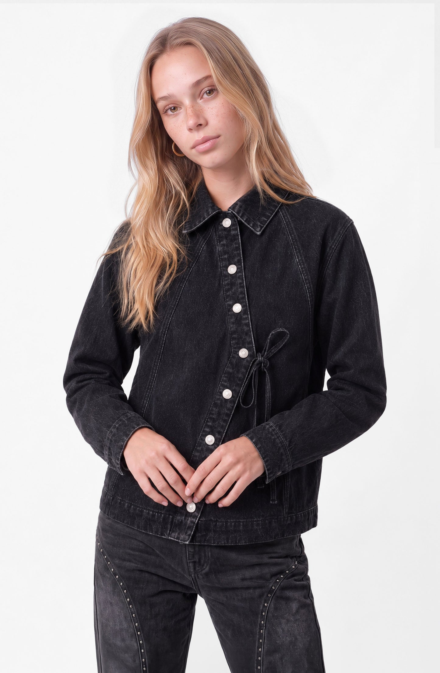 Chaqueta Denim Cinta