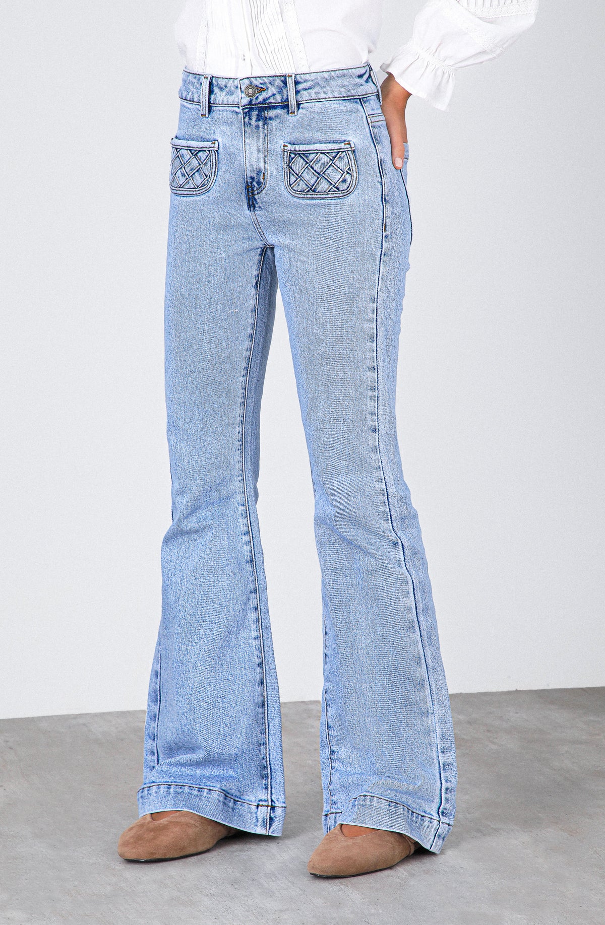 Pantalón Pocket Nudos Blue