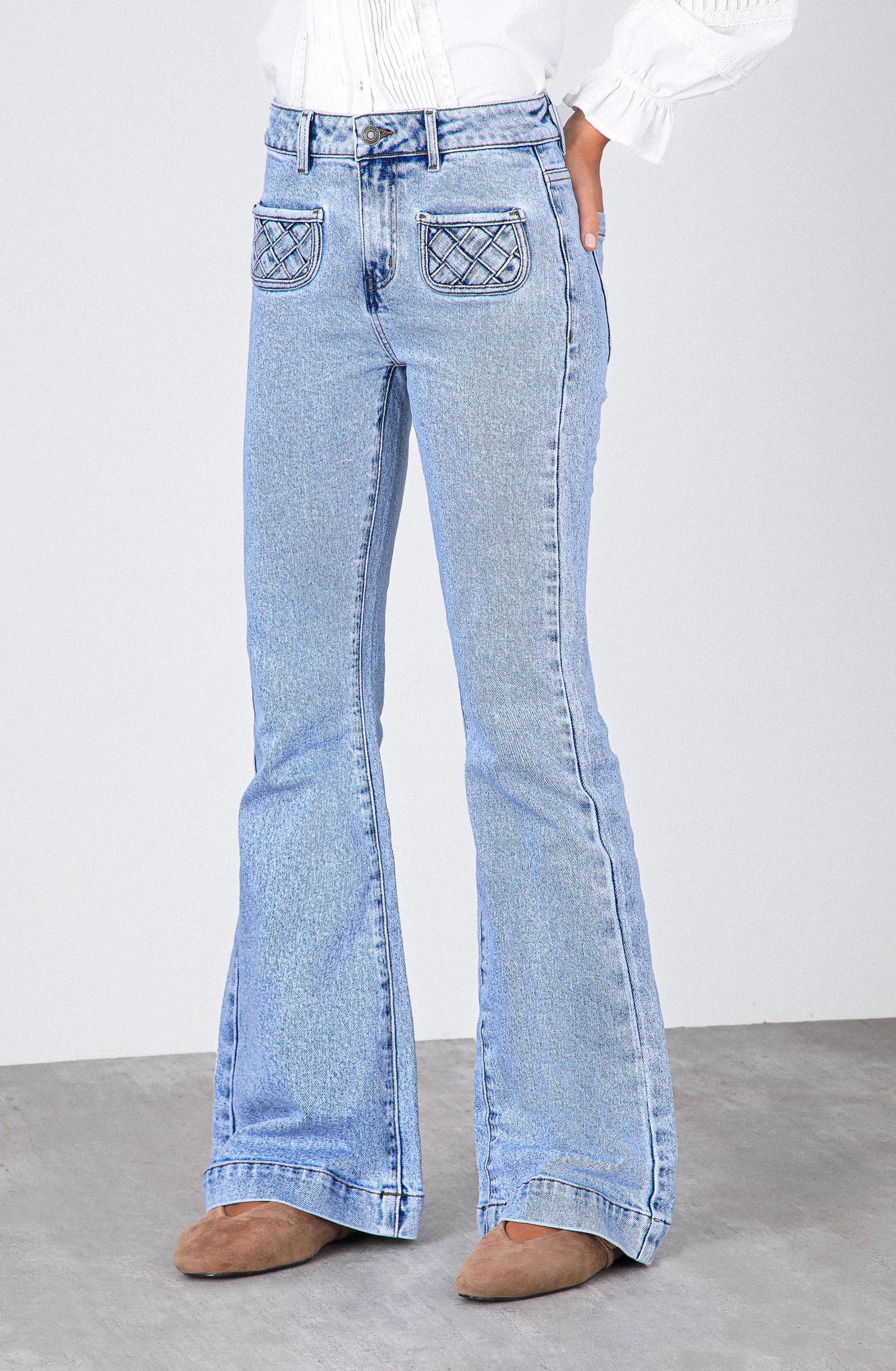 Pantalón Pocket Nudos Blue