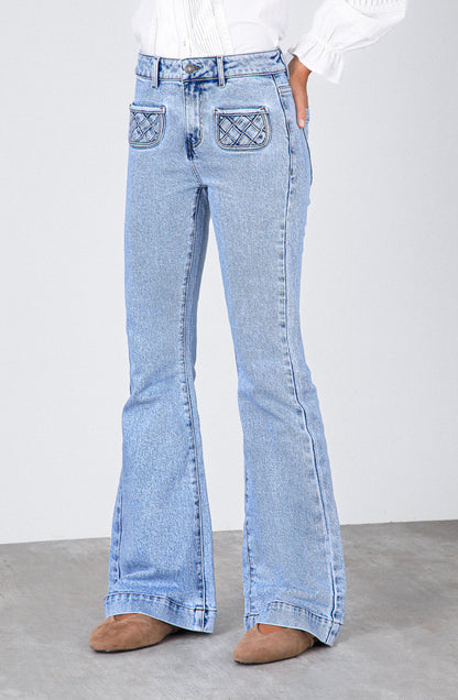 Pantalón Pocket Nudos Blue