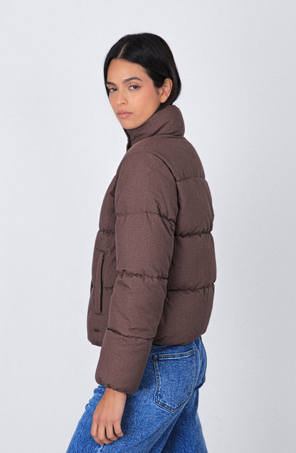 Puffa Tejida Print Brown