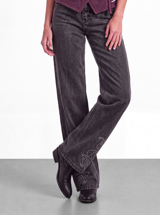 Pantalón Tachas Paisley Grey