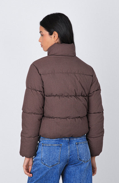 Puffa Tejida Print Brown