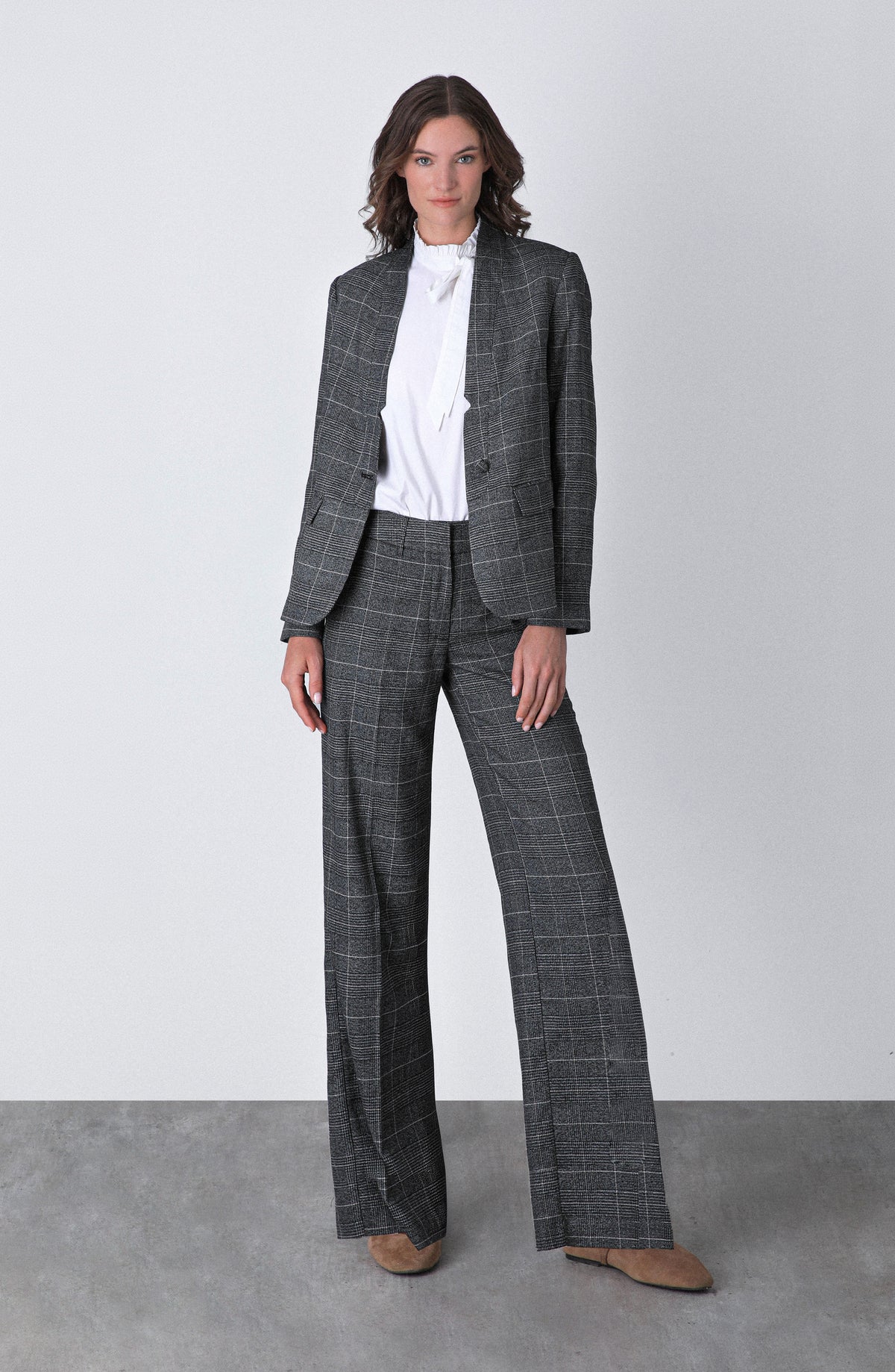 Conjunto Tejido Lurex Grey
