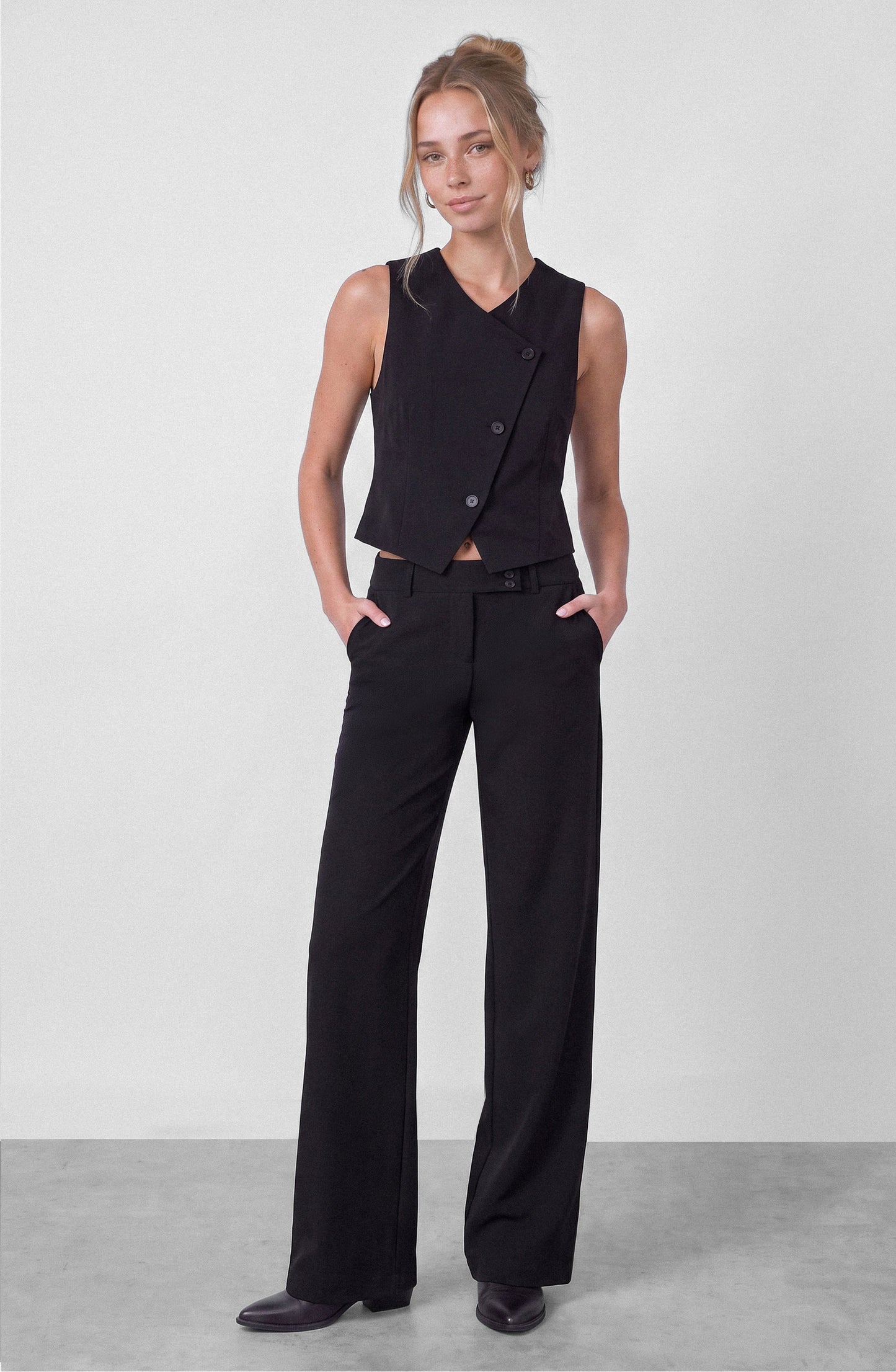 Pantalón Sastrero Pretina Black