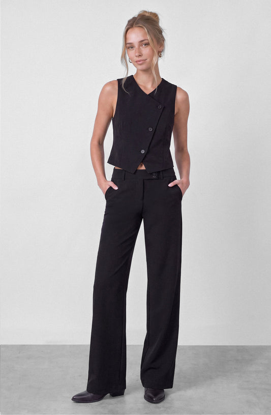 Pantalón Sastrero Pretina Black
