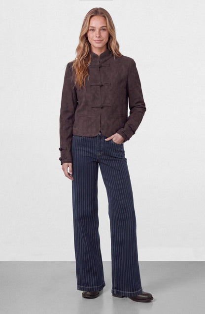 Chaqueta Suede Japo Brown