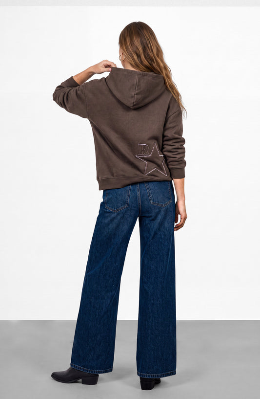 Polerón Hoodie Estrella Brown
