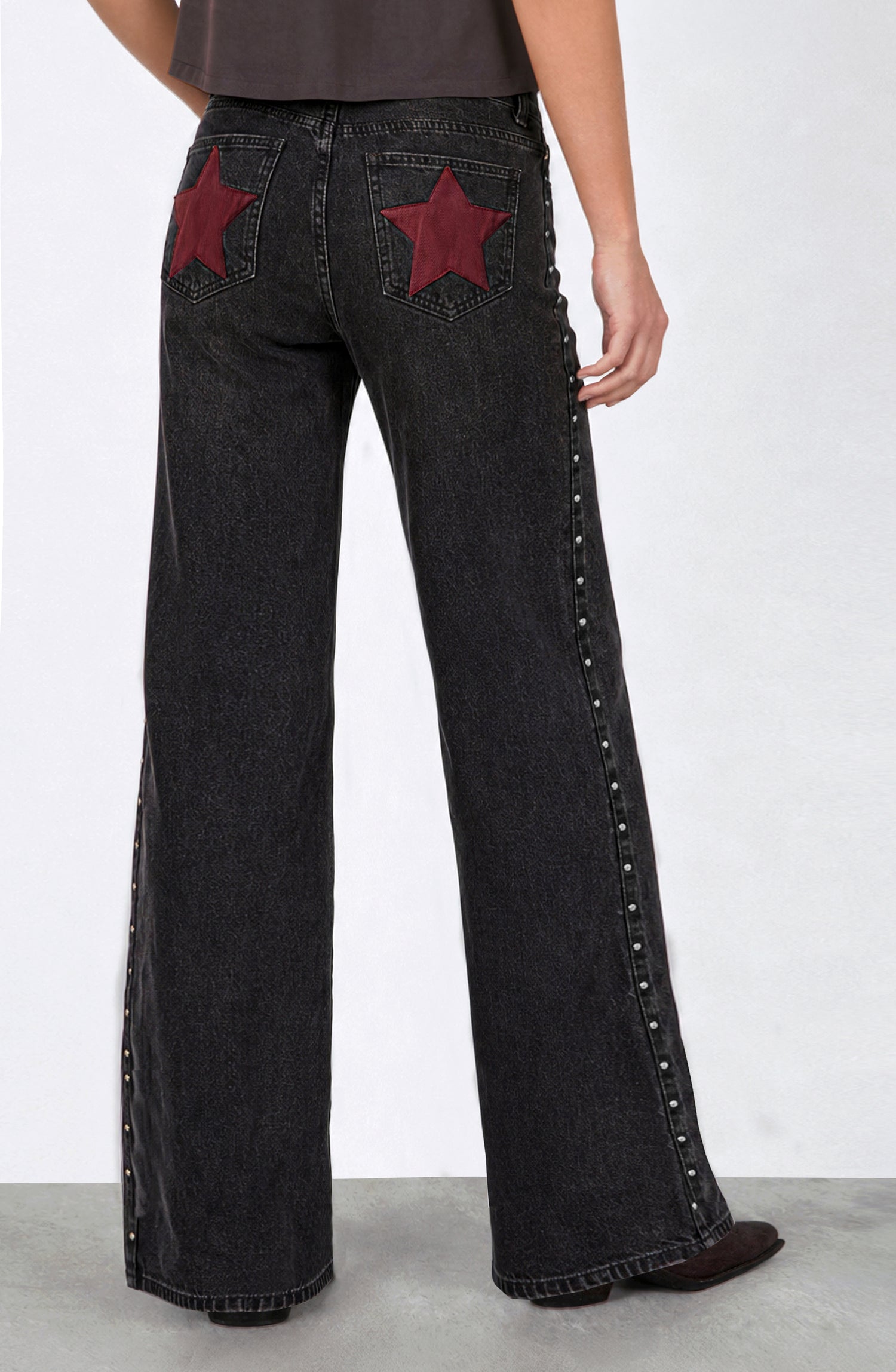 Pantalón Straight Estrella Black