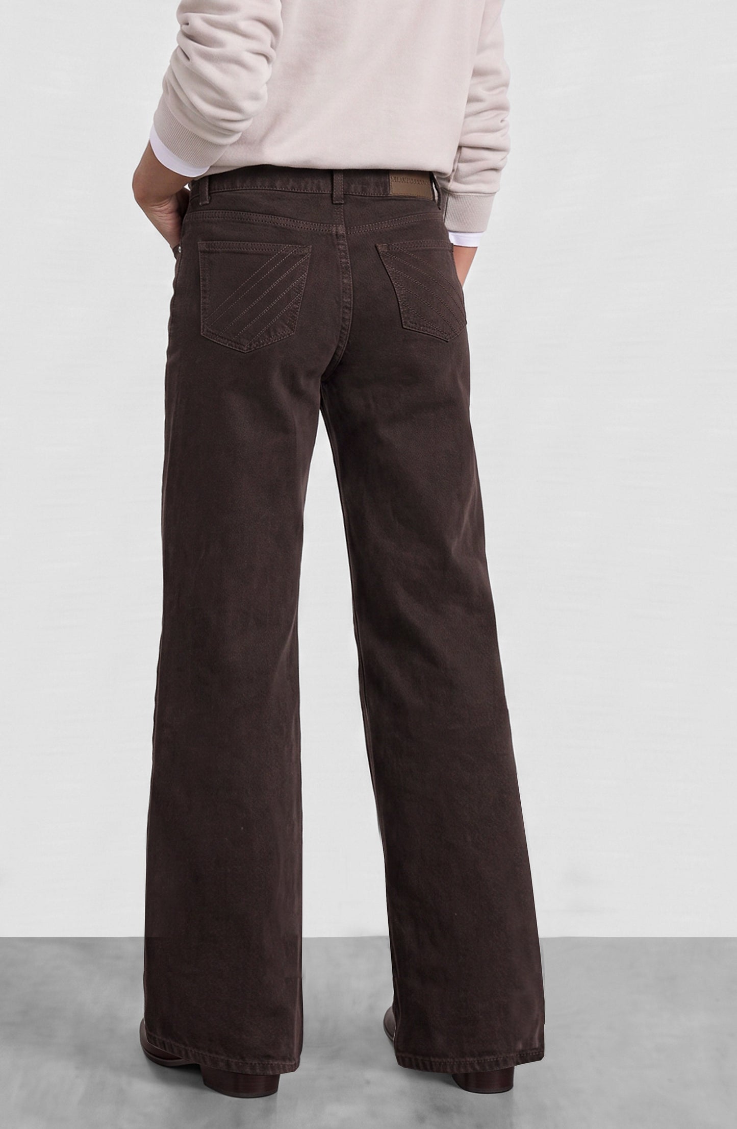 Pantalón Plisado Brown